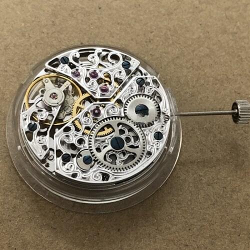 1pcs watch movement 17 Jewels mechanical Asia ETA 6498/6498-1 Hand-Winding movement fit for mens watch wrist watch men
