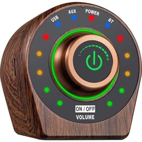 MINI Wooden Retro 50W+50W Bluetooth 5.0 TPA3116 Class D Digital Audio Amplifier Home Theater Car motorcycle audio AMP