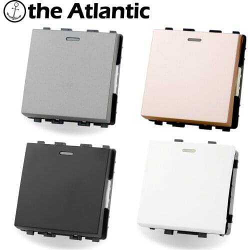 S Series- 1 Gang 1 2 Way Light Switch Lamp Light Function Module DIY Socket Switch Accessories 250V 16A Free Combination