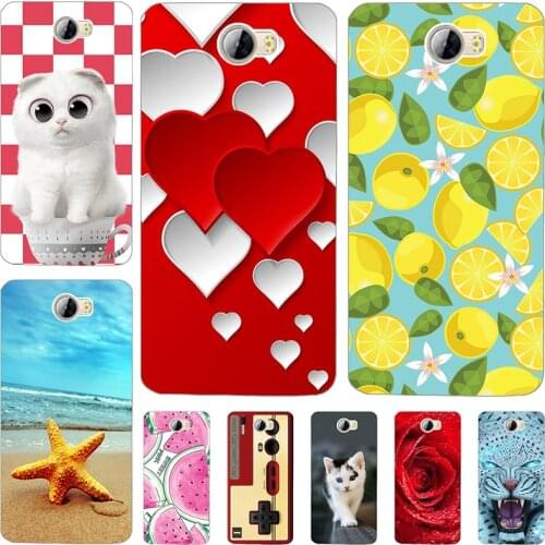 For Huawei Y5 ii Y6 ii Compact Honor 5A LYO-L21 CUN-U29 LYO-L21 CUN-L01 L02 L03 5.0" Soft TPU Silicon Cover Cases