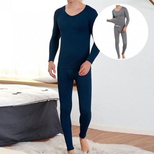Jogging Fabulous Soft Comfy Home Suit Seamless Underwear Suit Tight for Winter