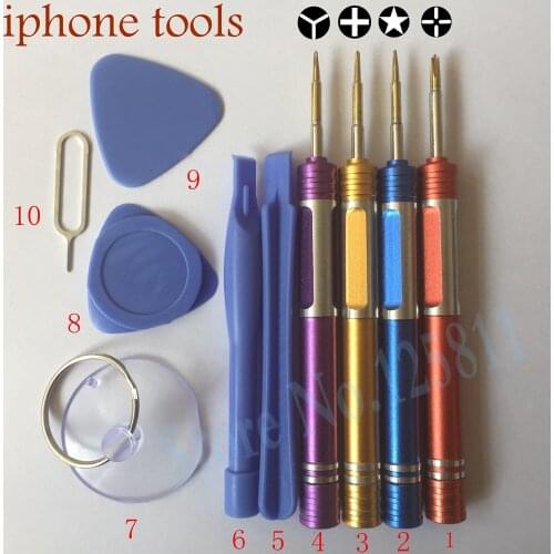 Precision Screwdriver for Cell Phone iPhone 4/5/6/7 Type Triangle 0.6Y Screw driver Set Opening Tools Kit with Storage Box
