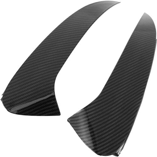 Rear Bumper Vent Cover Flaps Splitter Trim Carbon Fiber Pattern for Mercedes-Benz GLE Coupe C292 2015-2019