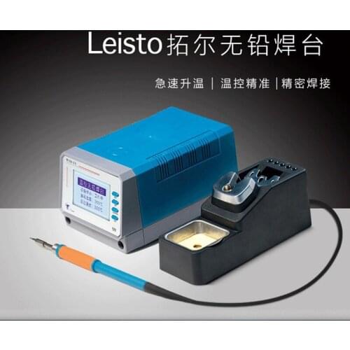 LEISTO T12-11 Lead Free Soldering Station Circuit Board PCB Soldering Iron For Mobile Phone Motherboard Repair stand