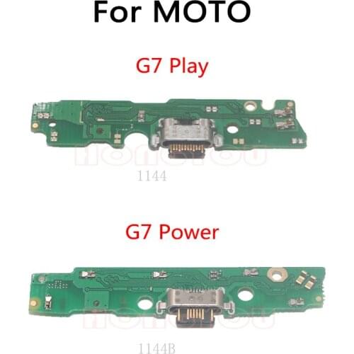 USB Charging Dock Board Charge Socket Jack Port Connector Flex Cable For Motorola MOTO G7 Play XT1952 / G7 Power XT1955