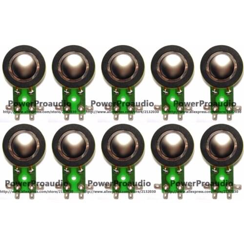10pcs Diaphragm Horn Tweeter for TAPCO, MACKIE THUMP 6912, 6925 , 8 ohm - Titanium