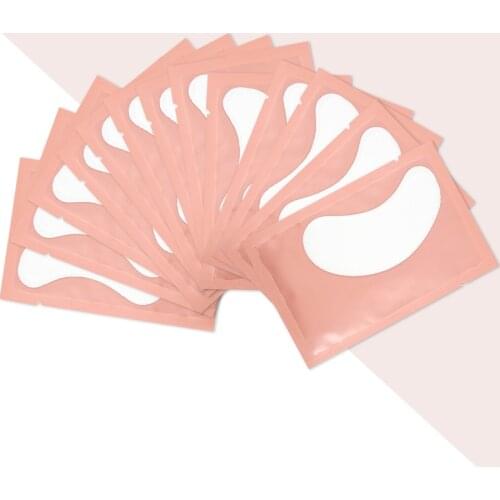 100pairs Eyelash Extension Paper Patches 7 Color Eyelash Grafted Eye Stickers Under Eye Pads Eye Paper Patches Tips Sticker