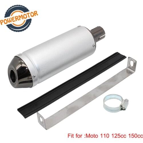 28mm Motorcycle Exhaust Muffler Pipe Clamp Pipe Escape Fit for Moto 110 125cc 150cc PIT PRO Quad Bike Dirt ATV kayo BSE Scooter