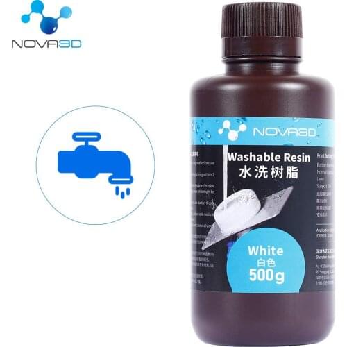 NOVA3D Water Washable Resin 3d Printer LCD 405nm UV Resin High Quality Sensitive Liquid Photopolymer impresora 3d resina