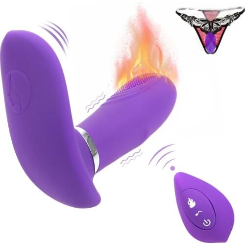 7 Speed Wearable Panties Dildo Vibrator Sex Toys For Women G Spot Massage Heating Vibrating Egg Clitoris Stimulator