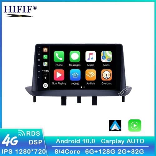 2 Din Car Radio Multimedia Video Player Navigation GPS For Renault Megane 3 Fluence Android Car Stereo Head Unit with Frame WIFI