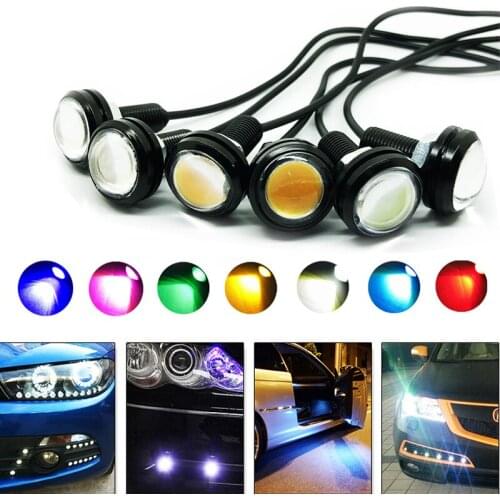 Car Eagle Eye LED Light Auto Truck Fit For Ford TOYOTA SUV Raptor Style Universal Amber Car Grille Lighting Kit