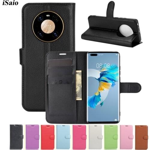 For Huawei Mate 40 Pro Mate40 Wallet Case Flip Leather Cover for Huawei Mate 40Pro Mobile Phone Case Cover TPU Shell Card Holder