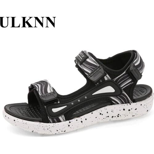 ULKNN Children Summer Sprots Sandals Fashion Boys Spring Shoes Rubber Sole Soft Shoes Comfortable Sandal Footwears For Kids