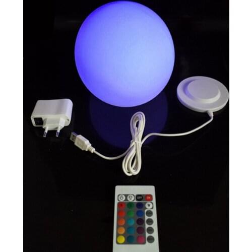 Diameter 15cm D5.9inch waterproof IP68 Swimming pool RGB LED Round ball Table Lamps for Christmas Decoration Free Shipping 1pc