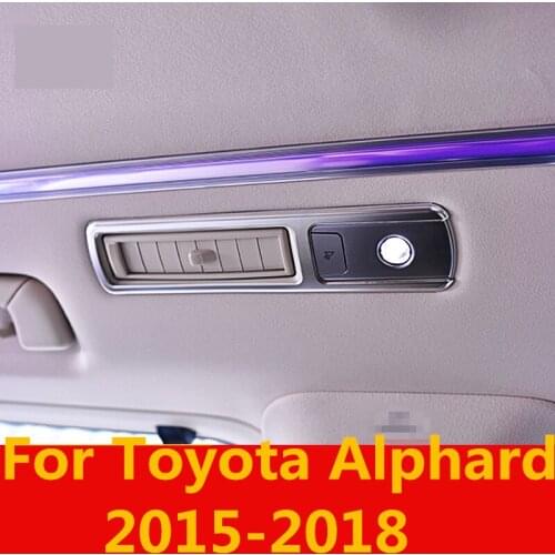 For Toyota Alphard 2015-2018 Roof vent outlet cover trim trim vent sticker steam plate air outlet trim Interior decoration