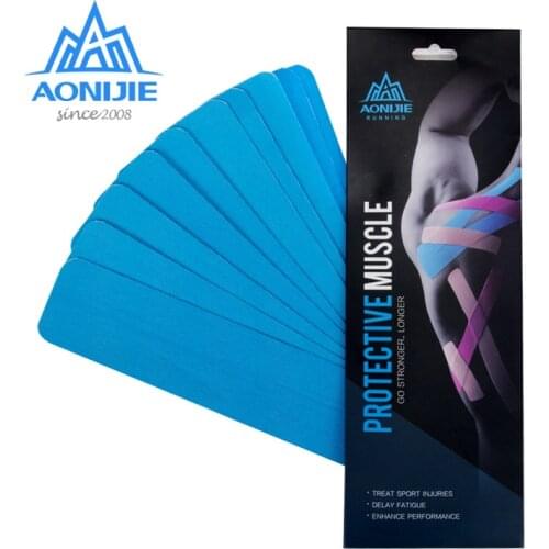 AONIJIE Elastic Kinesiology Tape Muscle Pain Care Strain Injury Support Gym Sports Protection For Outdoor