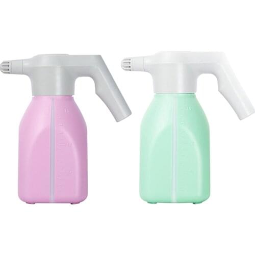 2pcs 1.5L Electric Garden Sprayer Electric Plant Mister Spray Automatic Bottle House Flower Handheld Watering Can Spritzer