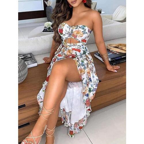 Летние платья с воланами Headtotoe China At AliExpress