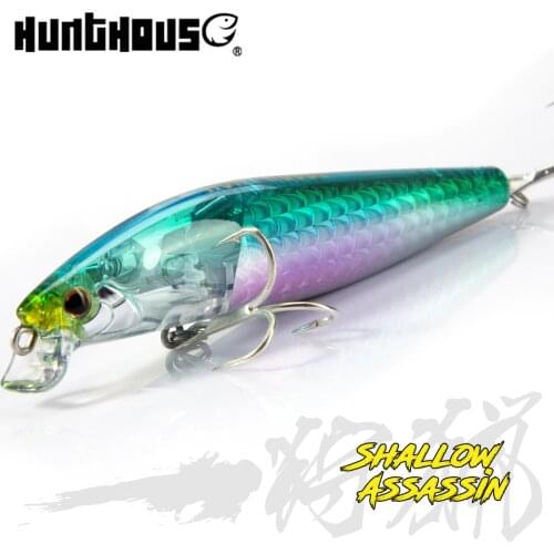 Hunthouse wobblers minnow lure fishing lure minnows fishing 2020 Floating 90mm15g weight systemdepth 0.1-0.3m lw419