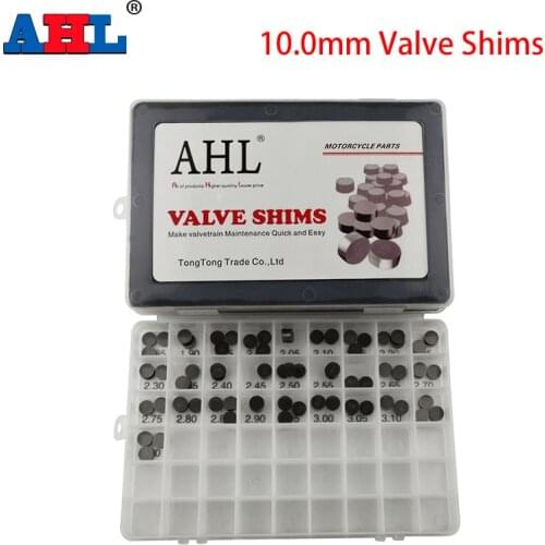 28 55 84 Pcs Motorcycle Parts Adjustable 10.0mm Valve Shim Kit For Harley For Aprilia 10.0mm Valves Shims 1.85mm~3.2mm