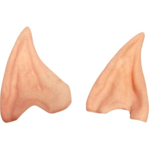 Elf Ears Halloween Pointed Cosplay Mask for Latex Masquerade Party Costumes Festival Mysterious Fairy Ear Party Supplies Props