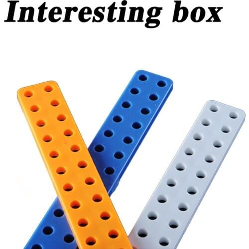 Connecting rod Fixing rod 189*18*4mm model material round hole plastic strip 1122