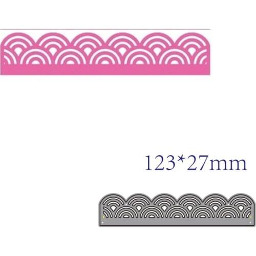 Metal cutting dies cut die mold Side strip decoration Scrapbook paper craft knife mould blade punch stencils dies