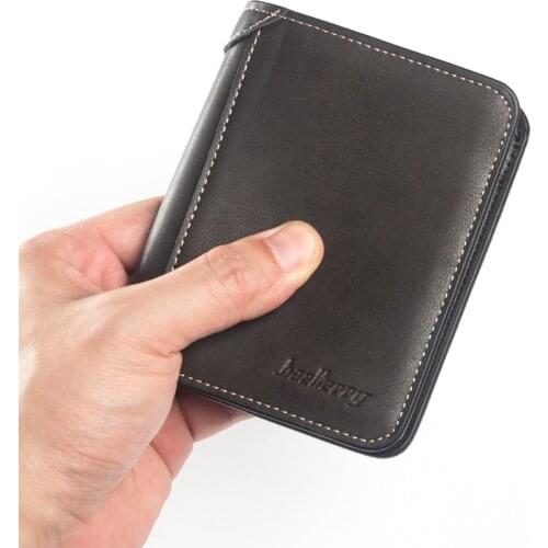 PU Leather Men Wallet Money Bag Credit Card Holders Dollar Bill Wallet Clutch Purse For Boy Use Vintage Purses Wallets Men Walet