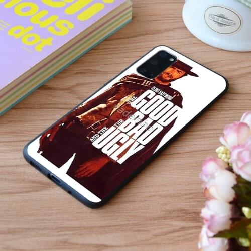 For Samsung The Good Bad And Ugly Clint Eastwood Print Soft Silicone Matt Case TPU Cover Galaxy S Note M and Galaxy A