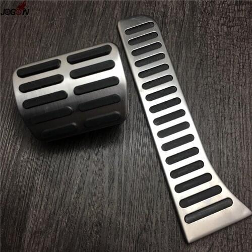 AT&MT Gas Fuel Brake Clutch Foot Pedal Pad For Volkswagen Jetta 5 6 MK5 MK6 NCS / Vento RHD AT