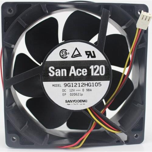 Genuine original 12038 12V 0.98A 9G1212HG105 chassis cooling fan