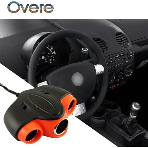 Overe 1PC Auto Car cigarette lighter USB Plug For Hyundai Solaris I30 creta IX25 Suzuki Swift SX4 Lada Vesta Granta Kalina