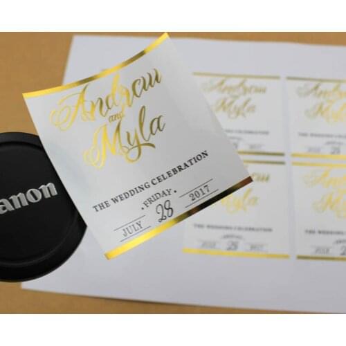 Custom Tranparent Labels Printing For Candy Plastic Bottle Body,Custom Transparent Candy bottle Labels Embossed with Purple Foi