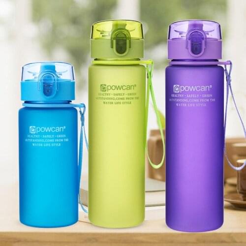 400ml 560ml Portable Leak-proof Water Bottle High Quality Tour Outdoor Bicycle Sports Drinking Plastic Water Bottles