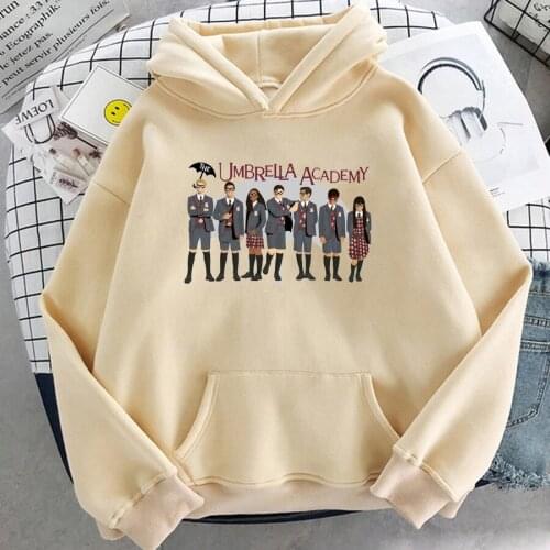 The Umbrella Academy Hoodie Women Kawaii Harajuku Winter Hoodies Sudadera Streetwear Diego Cha-Cha Graphic Sweatshirts Hooded