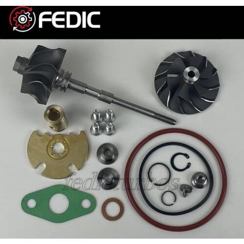 Turbo shaft and wheel+repair kit GT2056V 720931 Rotor assembly and repair kit for VW T5 Transporter 2.5 TDI 128 Kw 174 HP AXE