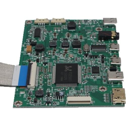 Type-C+2mini USB+mini HDMI+Audio 2K LCD controlador Board For 13.3" LQ133T1JW21 EDP 40Pin 2560X1440 LCD controlador kit
