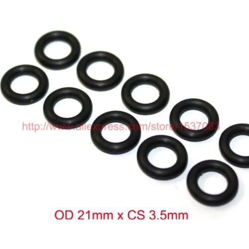 OD 21mm x CS 3.5mm black NBR nitrile o ring o-ring oring sealing rubber cord