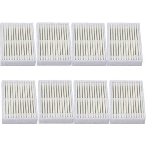 8Pcs /Lot Robot Vacuum Cleaner HEPA Filter for Panda X600 pet Kitfort KT504 Robotic Vacuum Cleaner Parts Filter Accessories