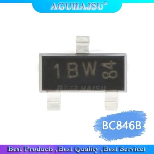 100PCS BC846B SOT23 BC846B SOT SMD SOT-23 1B new transistor