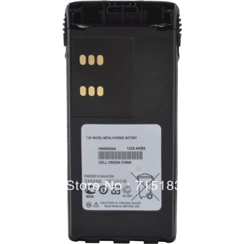 Walkie talkie battery 1800mAh DC7.2V HNN9009A NICKEL-METAL HYDRIE Battery for Motorola GP340 GP380 GP328 HT750 HT1250 radio
