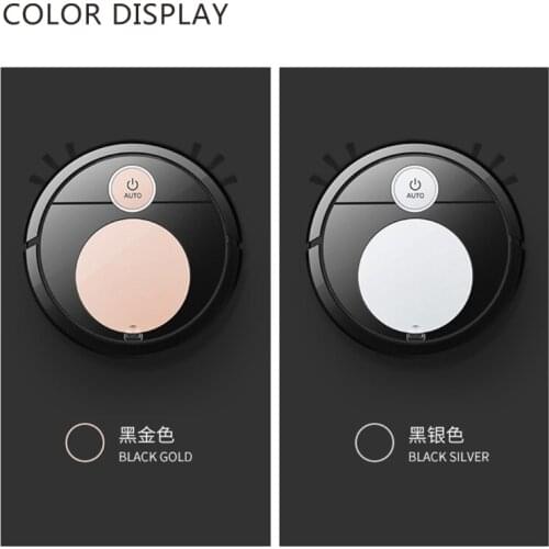 1 Set Auto Robotic Vacuum With Cleaning Timer Wet/Dry Use Sweeping/Mopping/Vacuuming No Dead Ends for All Flat Floors