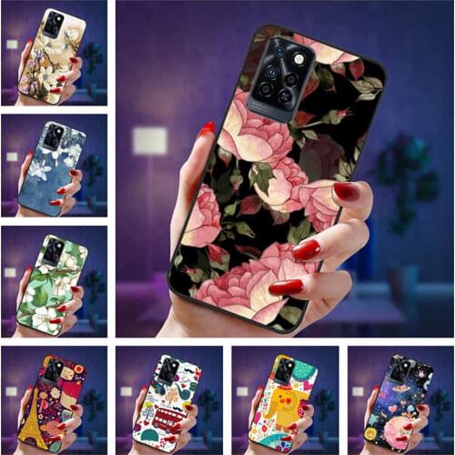 For Infinix Note 10 Pro NFC Case Cute Relief Soft Silicone Shockproof Phone Cases For Infinix Note 10 Pro Cover Back Funda Coque