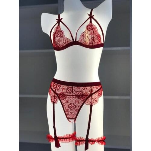 Chemise de nuit sexy set garter set women top sexy sexy underwear women