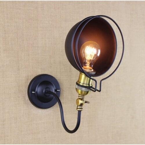 Loft Style Decorative Edison Wall Sconce Adjustable Bedside Wall Lamp Industrial Vintage Wall Light Fixtures For Home Lighting
