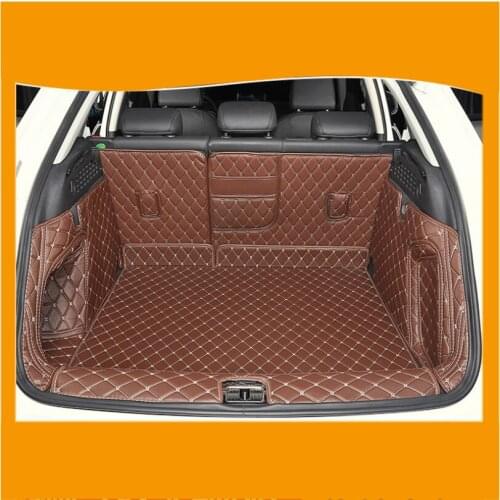 For audi q3 Leather Car Trunk Mat Cargo Liner 2019 2020 rug carpet luggage accessories boot