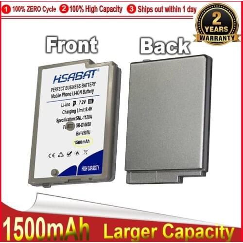 HSABAT 0 Cycle BN-V507 BN-V507U Battery for JVC GR-DVM50 DVM50U DVM55 DVM55U DVM70 DVM70U DVM75 DVM75U DVM80 DVM80U