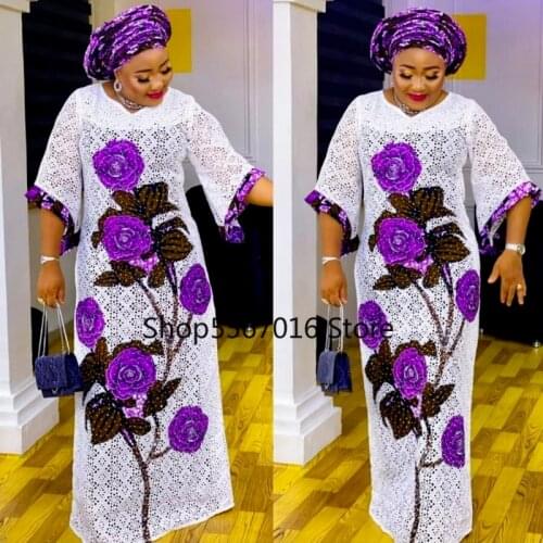 African Dresses For Women 2021 New Flower Dashiki Summer Plus Size Maxi Dress Ladies Traditional African Clothing Fairy Dreams