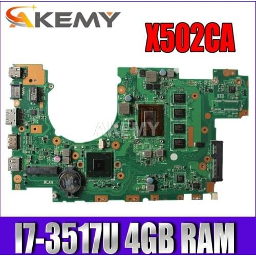 X402CA Motherboard I7-3517u 4G Memory For ASUS X502CA X402CA Laptop motherboard X402CA Mainboard X402CA Motherboard